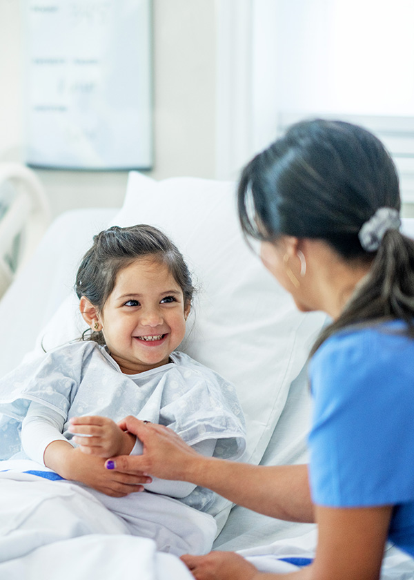 Child with doctor